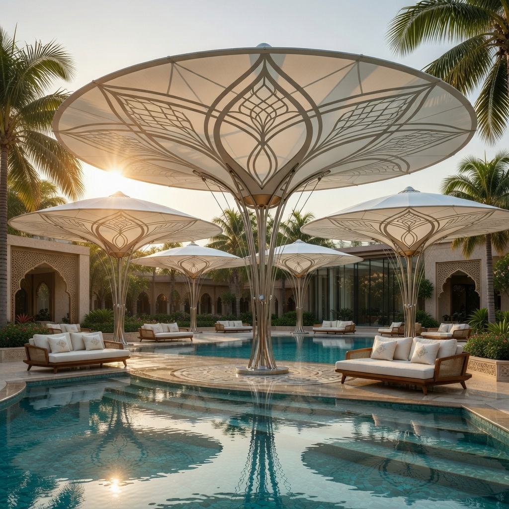 Swimming Pool Tensile Structure 2