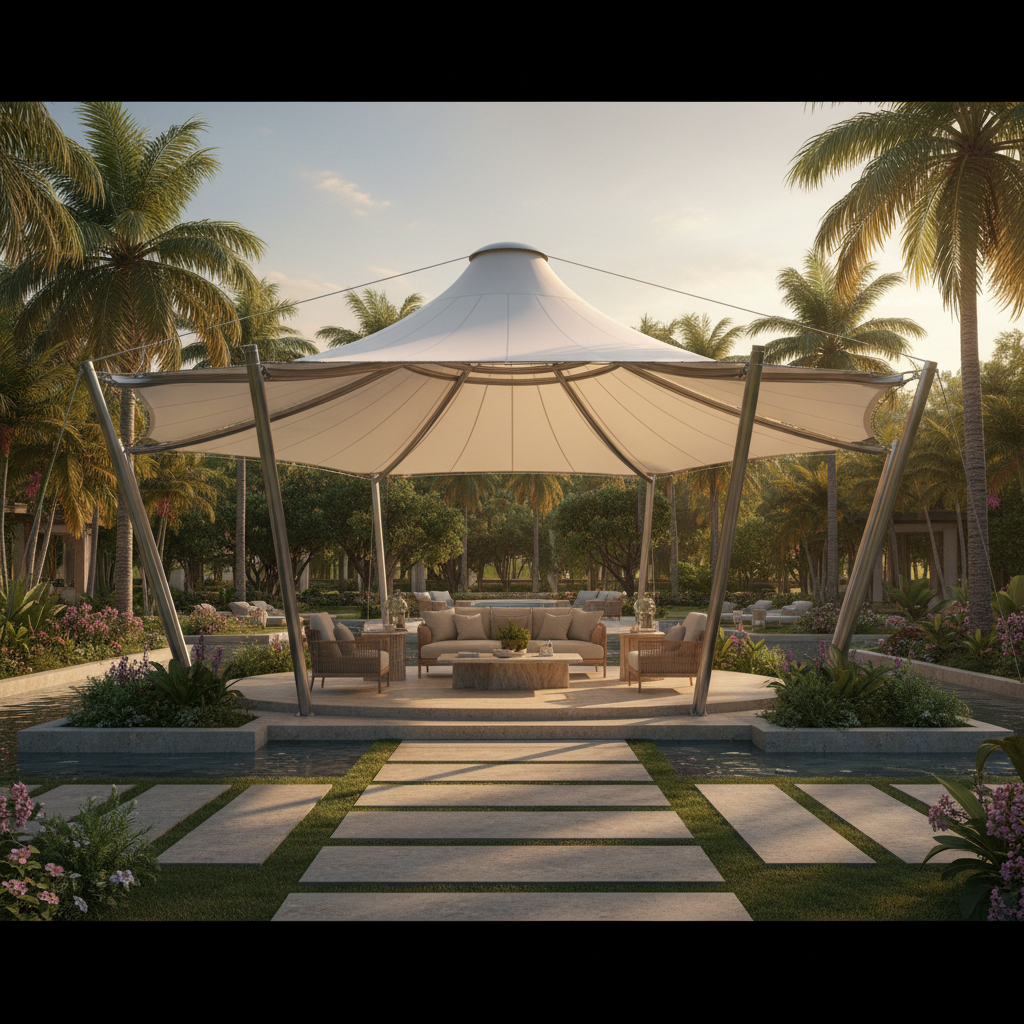 Tensile Gazebo Structure 1