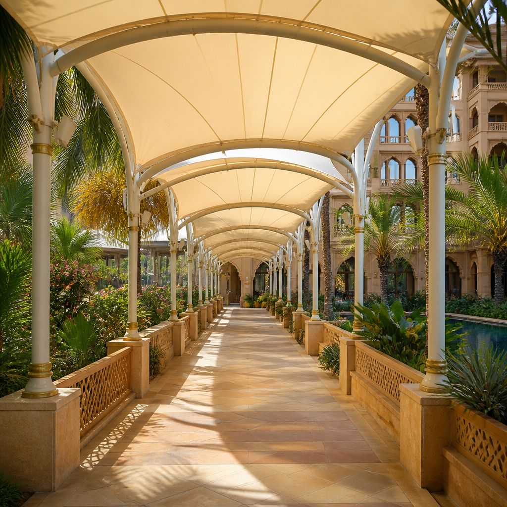 Tensile Walkway Structure 3