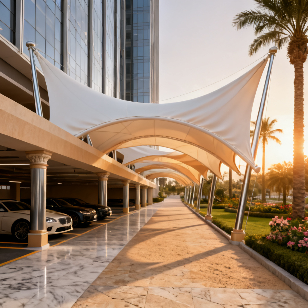 Tensile Walkway Structure 4