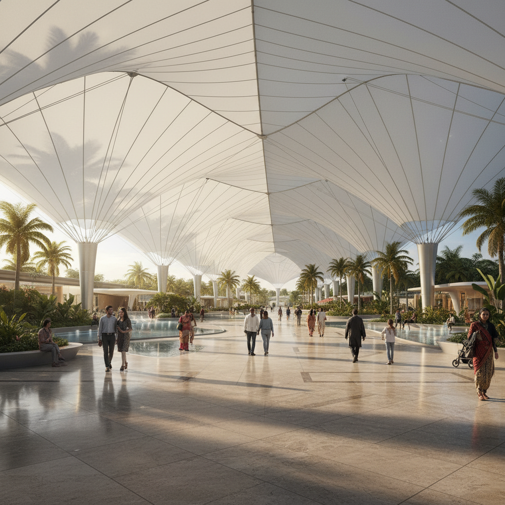 tensile membrane structure 2