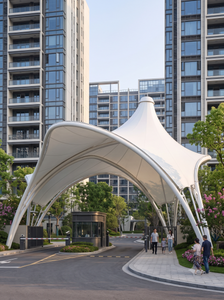 Tensile Entrance Structures: Modern, Durable & Custom-Designed Entrance Solutions